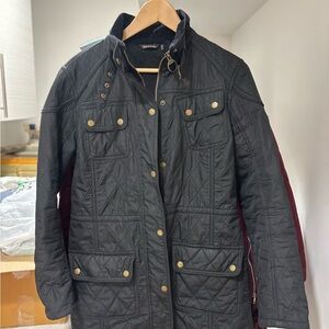 Barbour Black Quilted Jacket